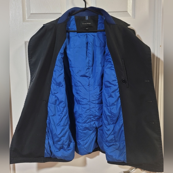 Banana Republic Black Peacoat with Blue Interior, Medium - Picture 2 of 4